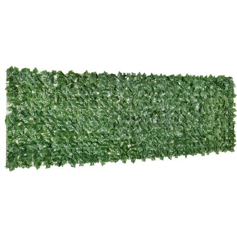 Haie artificielle brise-vue, brise-vue résistant aux UV, brise-vue vert pour balcon, clôture brise-vue avec feuilles, clôture haie, mur artificiel 300 x 100 cm pour jardin, mariage