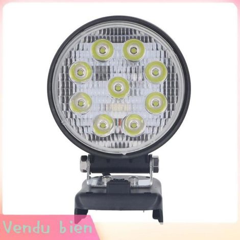 Garosa lampe alimentée par batterie 18V Lampe de Travail LED sans Fil 18 V Alimentée par Batterie avec une luminosité moto atelier (1/5)