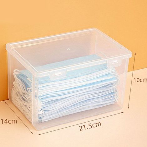boîte de rangement de médicaments Boîte de rangement transparente, conteneur de stockage Transparent en meuble boite Grande (1/5)