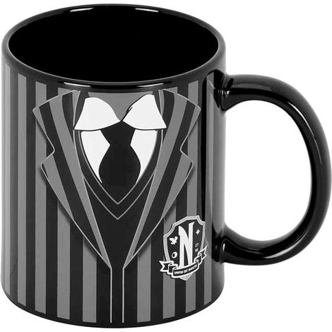 Miércoles Uniform Taza, Negro
