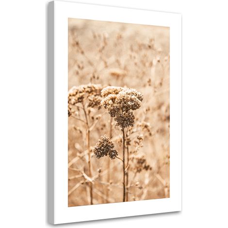 Tableau sur toile Herbe beige 60x90 (1/5)