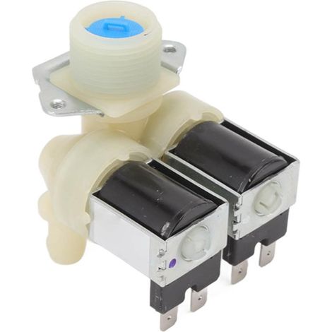 Válvula solenoide de entrada de agua, 220V, 240V Pieza de repuesto para lavadora de cilindro FPS180A (1/5)