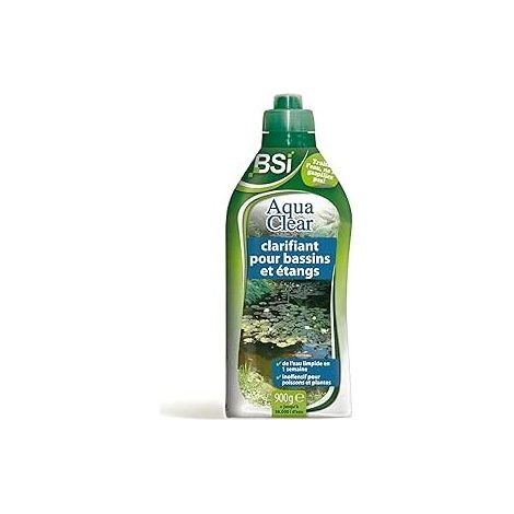 BSI - Aqua Clear - Clarifiant - Pour Bassins et Étangs - Retrouvez Une Eau Limpi