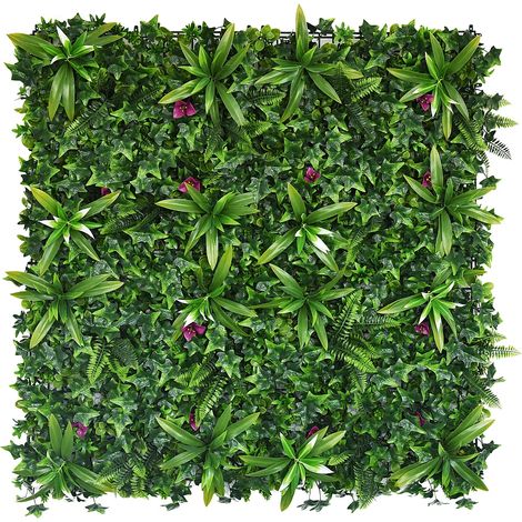 Mur végétal synthétique vert - pack de 3m² - IKAZ (1/5)