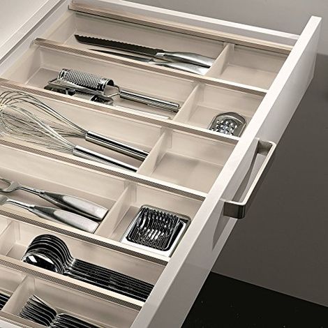 Cuisio Besteckeinsatz Besteckkasten 800 mm Transluzent-weiß (1/4)
