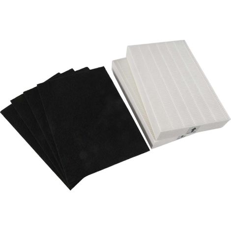 2 filtres HEPA + 4 filtres à charbon compatibles avec les purificateurs d'air Honeywell HPA100 et HPA090 HPA094 HPA100 HPA104 HPA105 HP106 (1/5)