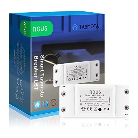 TASMOTA NOUS L6T - INTERRUPTEUR INTELLIGENT ENCASTRABLE - ESP8266 - INTERRUPTEUR DOMESTIQUE INTELLIGENT AVEC MINUTERIE, INTERRUP