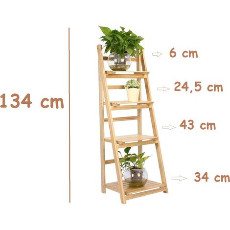 MOBILE 4MENSOLE CM.42X43X134 IN LEGNO (1/5)