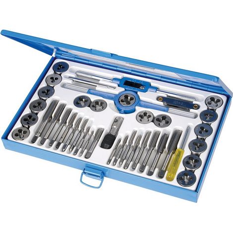 Coffret tarauds filieres expert m3, m3.5, m4, m5, m6, m7, m8, m10, m12 40 pieces (1/5)