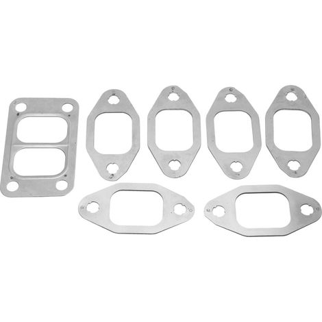 Joint de collecteur d'échappement en alliage métallique pour turbocompresseur, kit de joints de remplacement pour Dodge 5.9L Cummins 1989-1998 (1/5)
