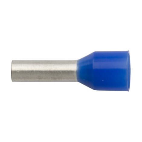 Embout de câble isolé TI 2,5 mm²/8 mm étamé bleu TI2.5L8 /100 pièces/