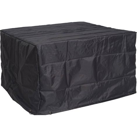 Funda protectora de lona para muebles de jardín exterior 75x123x123cm antracita 040002799