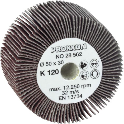 Proxxon - Schleifmopwalze für Walzenschleifer WAS/E + WAS/A, Korn 240, 2 Stück - 28563 (1/3)