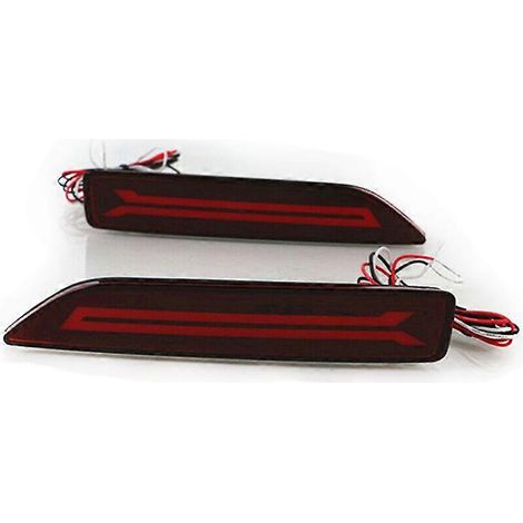 Lote de 2 luces traseras multifacéticas de LED para Honda CRV CR-V 2007 2008 2009: luz trasera antibrouillard, reflector de luz de parada. (1/5)