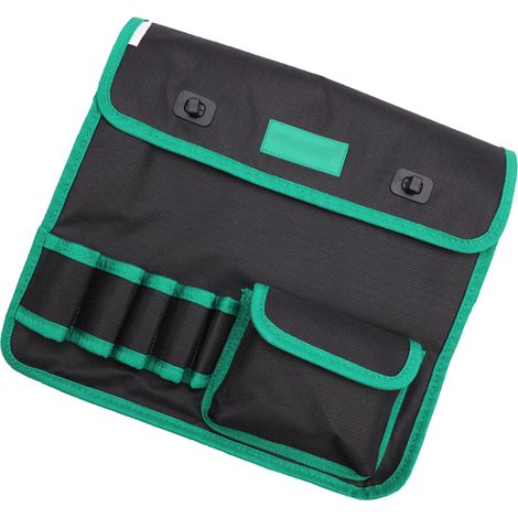Große Werkzeugtasche aus wasserdichtem Oxford-Gewebe für Elektrikerwerkzeuge, geeignet für elektrische Bohrmaschinen, 5 Löcher, Schultergurt, 280 x 100 x 350 mm / 11 x 3,9 x 13,8 Zoll (1/5)