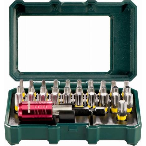 Metabo 62670900 Jeu d'embouts 32 pièces 6 pans intérieurs (TX)