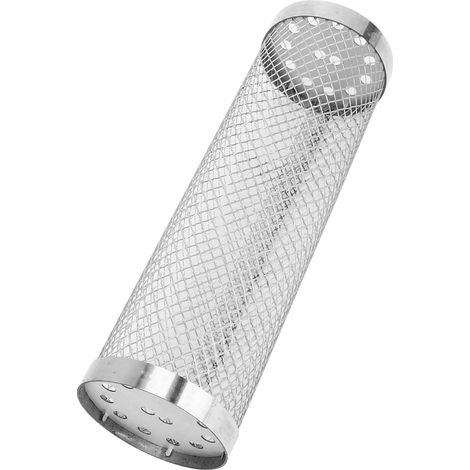 Panier cylindrique pour barbecue, idéal pour griller légumes, poisson et ailes de poulet. (1/5)