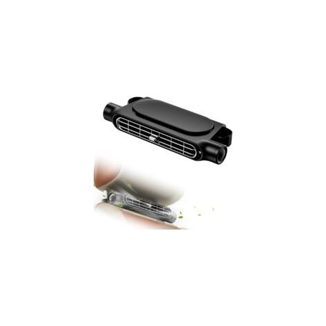 Ventilateur de Siège Auto 3 Vitesses – Double Ventilateur Puissant pour Sièges Avant et Arrière, Portable et Compact pour Voiture, SUV, Camion, Camping-car (Noir) (1/5)