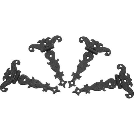 Furniture Hardware Vintage Crafts Hinges Pieces Trunks Black Boxes (1/5)