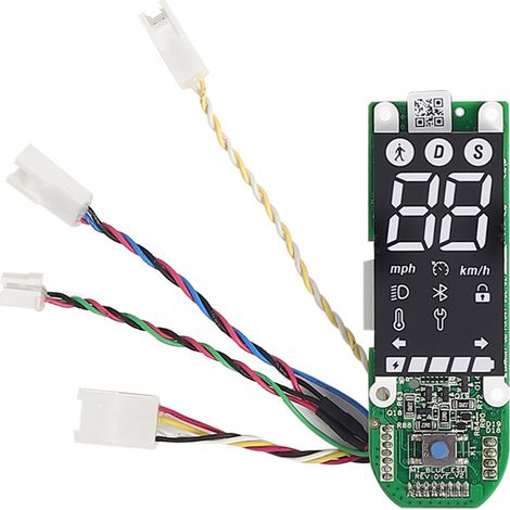 Circuit board accessories for Xiaomi 4GB electric scooter: switch, dashboard, LED display (1/4)