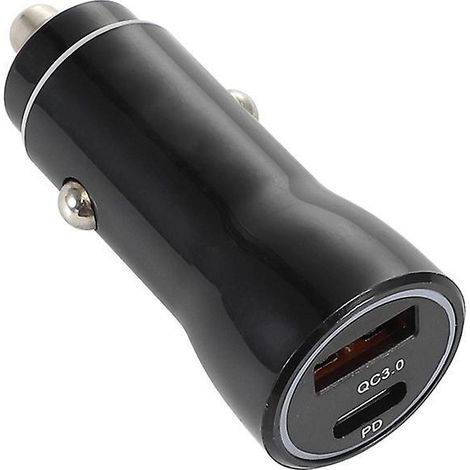 allume Cigare Usb,chargeur Voiture Pd&qc, Chargeur Iphone Voiture Pd 20w Charge Rapide, Qc 18w Chargeur Allume Cigare Usb Rapide,mini Chargeur Voi (1/5)
