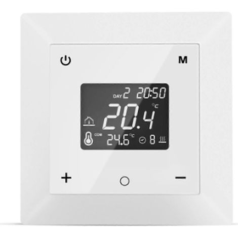 Thermostat Tuya WiFi AC 220V pour chauffage au sol (1/5)