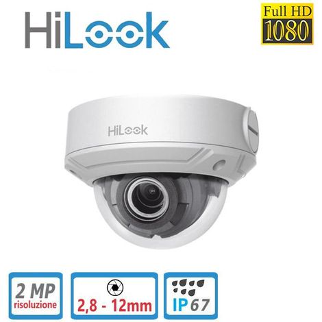 MINIDOME IP 2MP VF 2.8-12MM POE IR30