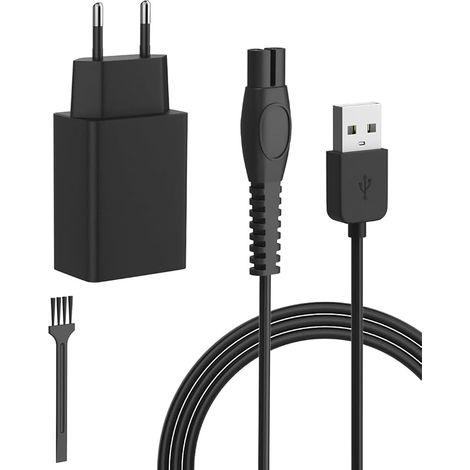 Chargeur 5 V pour Rasoir Philips One Blade 360 Series QP2734 QP2724 QP2834 QP2824 QP4631 QP2720 QP4530 MG7910 MG9520 MG5910 MG9510 Chargeur USB Adaptateur avec USB câble (1/5)