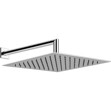 Gessi Emporio ducha superior anticalcárea con junta y soporte de