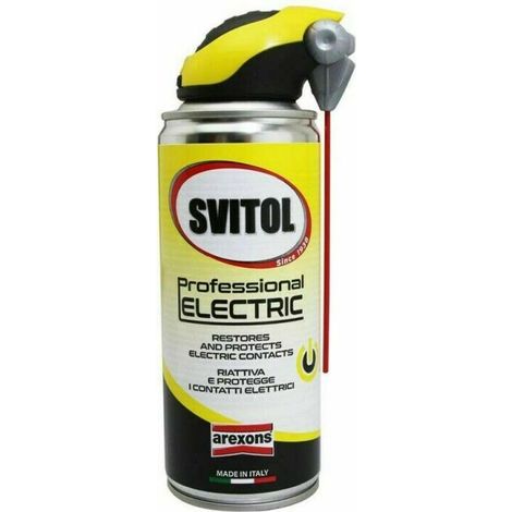 Spray contatti elettrici svitol professionale auto moto pulitore elettronica 400ml sgrassatore (1/6)