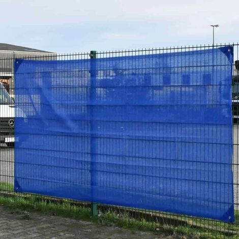 Malla Ocultación Azul 1,80m x 3,45m: Protección y Privacidad (1/3)