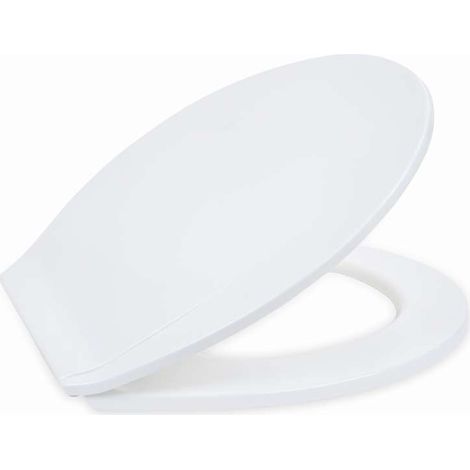 Metaform Sedile WC Uno in Resina Termoplastica Bianco - Fissaggio Facile (1/2)