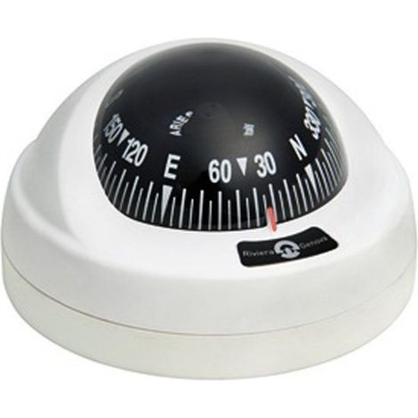 Compas ARIES 65 mm - RIVIERA - total blanc