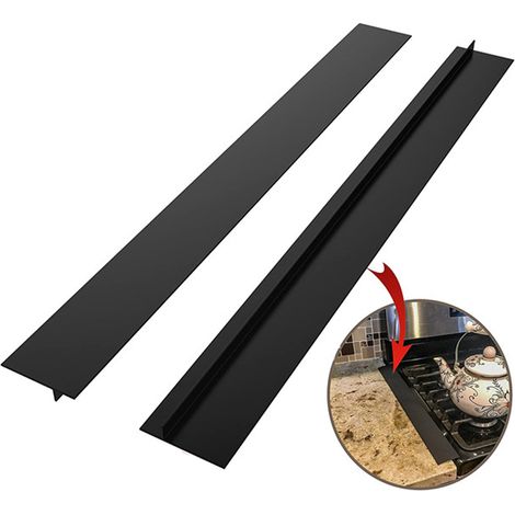 Couvercle en silicone résistant à la chaleur et antidérapant pour l'espace entre la plaque de cuisson et le four, empêche les débordements, 53 cm (21 pouces). (1/5)
