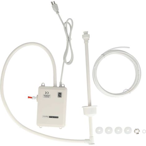 Pompe à eau auto-amorçante avec tuyau de 6 m (1/4 po) - 3,8 L - 40 PSI - Prise US 125VAC 10A - Système d'irrigation (1/5)