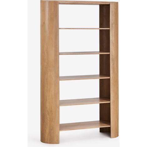 SKLUM Regal 110x190 cm mit 6 Böden aus Mangoholz Sidney              Mango-Holz                     
