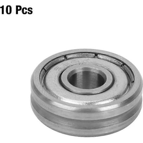 10 Stück V625ZZ V-Nut-Kugellager 90°-Riemenscheiben-Schienenlager 5 x 16 x 5 mm
