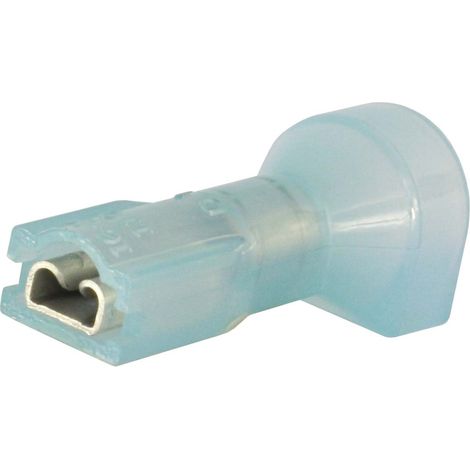 Cosse faston RS PRO, 16 14 AWG, Isolé, Bleu ( Prix pour Sachet de 50 )