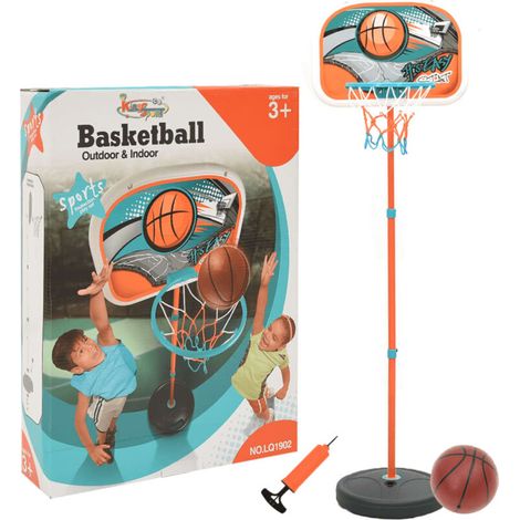 INLIFE Verstellbares, tragbares Basketballset 133-160 cm (1/5)