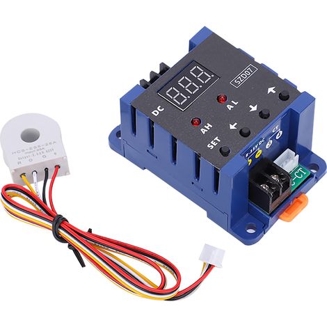 Ampèremètre numérique CC, capteur de courant, interrupteur de limite, alarme de surcharge, protection contre les surcharges SZD07 DC 8‑35 V (1/5)