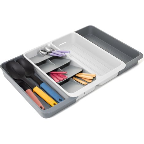 Joseph Joseph DrawerStore Vassoio Espandibile Porta Posate, Utensili e Accessori da Cucina, Plastica Riciclata (1/5)