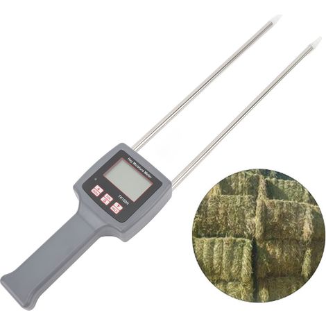 Testeur d'Humidité du Foin Professionnel Portable - ABS, 455mm, Précision ±0.5%, 0-80% - Pour Agriculteurs et Producteurs (1/4)