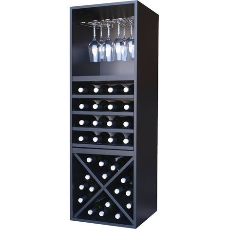 Botellero Merlot 32 botellas y copero (1/2)