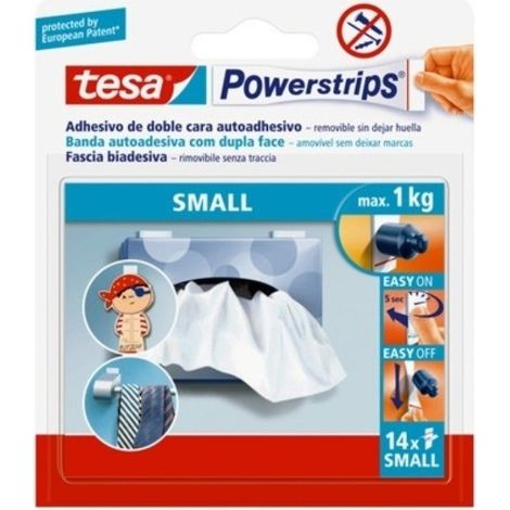Colgador hog adh reut recambio tiras small 14 pz tesatape (1/3)