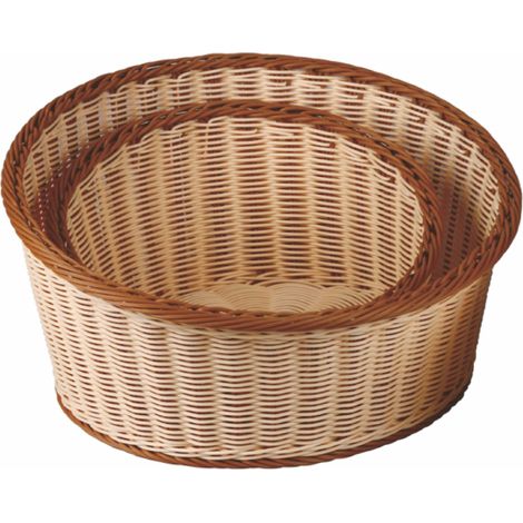 Corbeille à Pain Ronde Inclinée Bicolore Ø 36 à 40 cm - Pujadas
