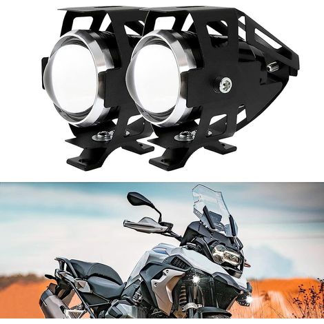moto Phares Avant, Phares Auxiliaires De Moto, Projecteurs Pour Motos Compatible Avec R1200gs Mt10 Fjr Tracer Xt1200 V-star V-strom Sv650 Touring (1/5)
