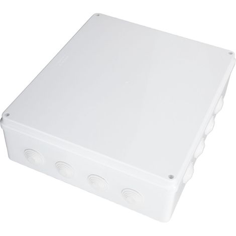 Boîte de jonction électrique ABS, boîtier de projet électrique pré-percé étanche pour utilisation intérieure et extérieure 400X350 120mm (1/5)