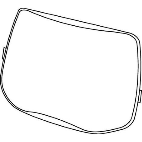 3M – Protection extérieure pour masque de soudage Speedglas 9100 V – Sachet de 10 protections – Référence 7100016691 – Limite l'usure et préserve la visibilité - 52000182064