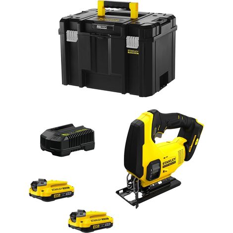 Stichsäge STANLEY FatMax SFMCS600D2T (2 x 2,0 Ah + Ladegerät + TSTAK VI) (1/5)