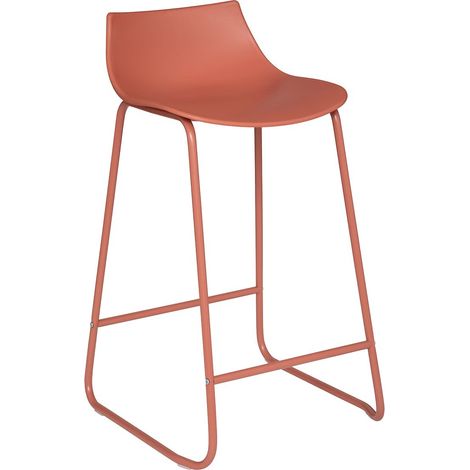 Barhocker Otac Metall - terrakotta-rosa (1/5)